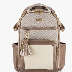 Maternity Itzy Ritzy Diaper Bags- Vanilla Latte Boss Plus Diaper Bag Backpack